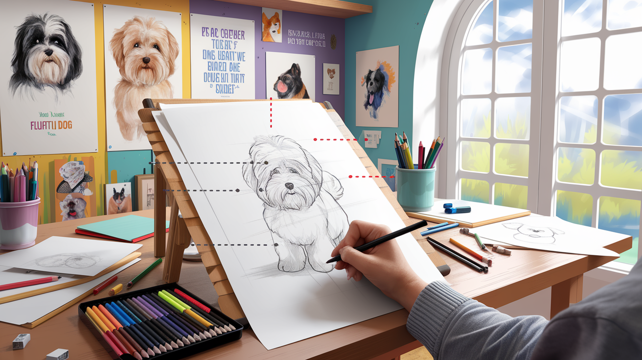 Fun Tutorial on How to Draw a Dog