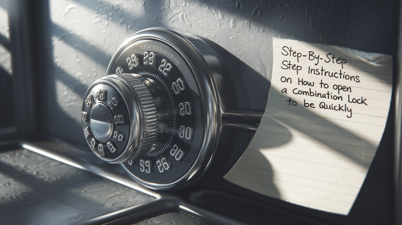 Step-by-Step Instructions on How to Open a Combination Lock Quickly